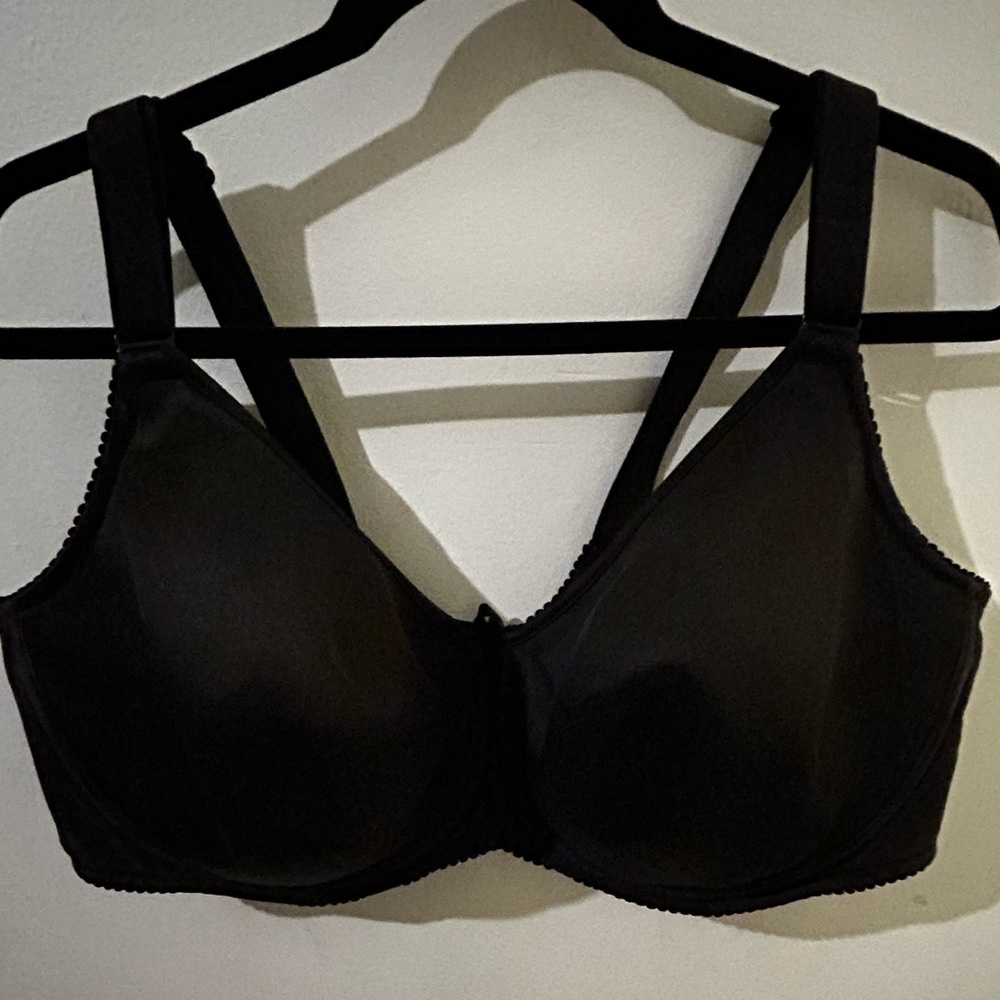 Elila microfiber spacer underwire bra style 2011 black size 42G